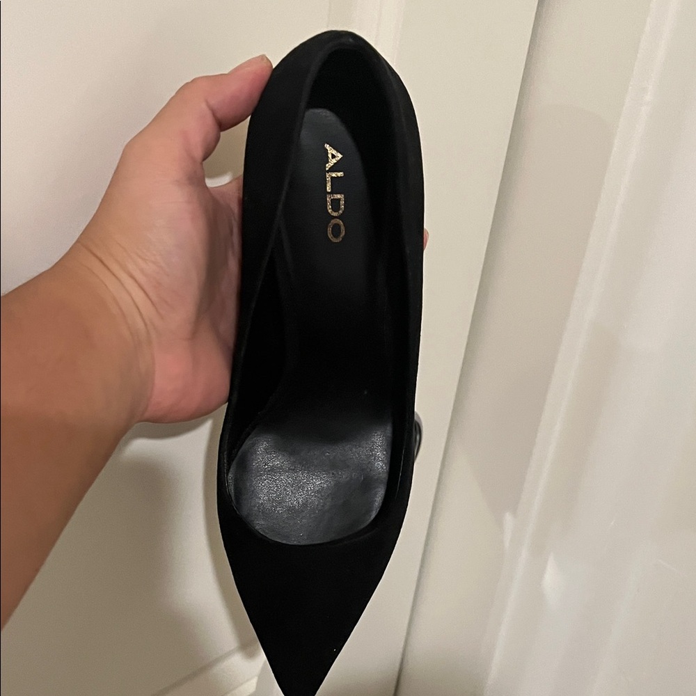 ALDO Black Pointed Toe Heels